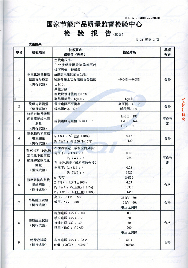 高低压试验报告-S11-1250海东海东海东油浸式变压器-2.jpg